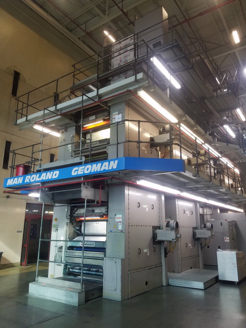 The News-Leader's printing press conducted its final run on March 29.
